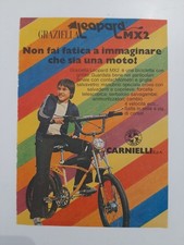 Pubblicità Advertising BICICLETTA GRAZIELLA LEOPARD MX2 CARNIELLI Anni 70
