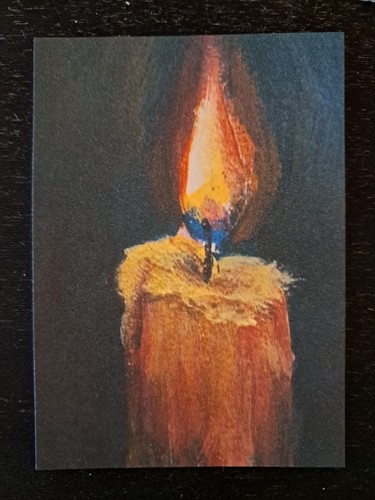 Stampa aceo candela fuoco - stampa,