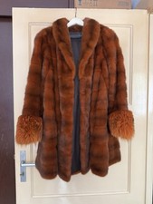 Cappotto di visone corto di