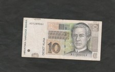 Banconota Croazia del 2012 10 kuna BANCONOTE DA COLLEZIONE