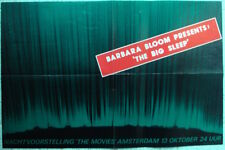  Arte concettuale BARBARA BLOOM The big sleep Manifesto, De Appel, Amsterdam1977