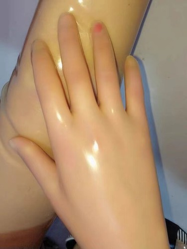 Guanti unisex trasparenti olio