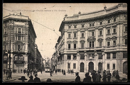 Milano palazzo del credito - palazzo,
