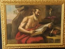 SAN GIROLAMO OLIO SU TELA 