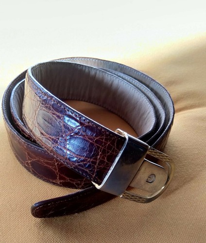 Cintura pelle marrone - cintura, con
