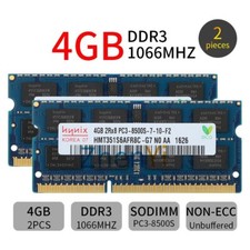 8 GB 2x 4 GB PC3-8500 DDR3 1066 per Apple MacBook Pro iMac Mac mini RAM di memoria