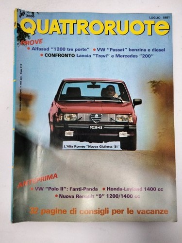 Quattroruote alfa romeo - romeo, nuova