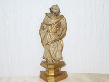 Antico Statua Legno Figura