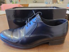 Scarpe da cerimonia marca Alto Livello, eleganti uomo blu (Con Scatola)
