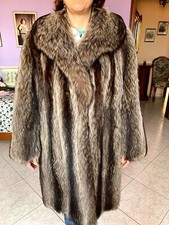 Cappotto di vera pelliccia di marmotta