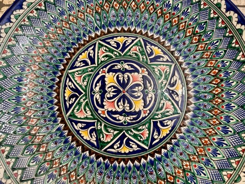 Grande ciotola uzbek vintage - grande,