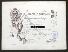 Tiro segno nazionale - segno,