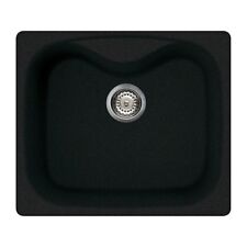 Lavello Elleci Incasso Cucina Fox 1 Vasca LGF20059NA 58x50 Antracite