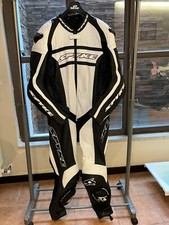 tuta moto pelle intera