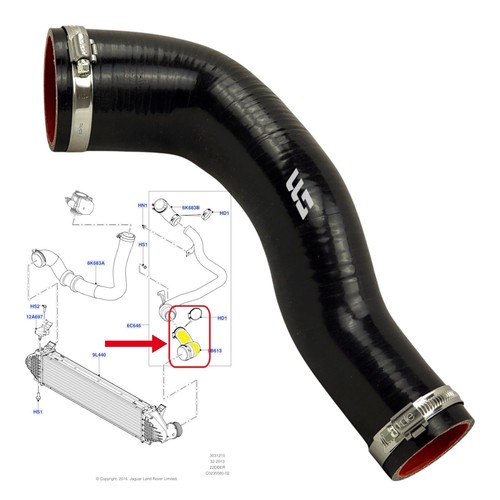Tubo turbo intercooler - , per