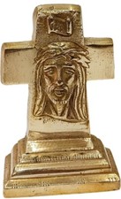 Cross Jesus Heavy Christ Brass