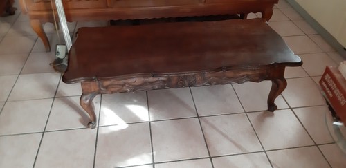 Tavolino salotto noce 1920 l - tavolino,