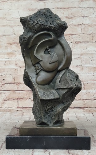 Moderno art bronzo viso - moderno,