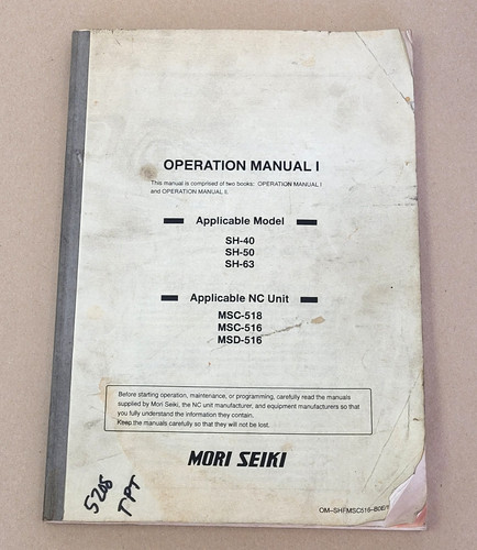 Mori seiki manuale operativo - mori,