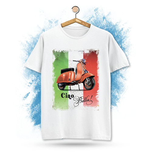 Shirt maglia bella - bella, vespa