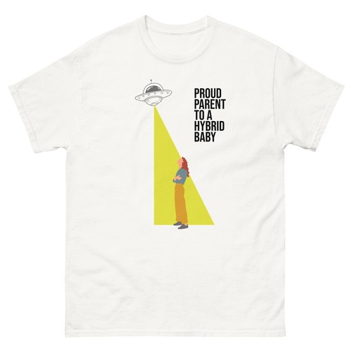 Shirt maglietta bianca ufo - bianca,