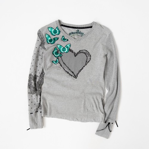 Maglione donna desigual grigio - desigual,
