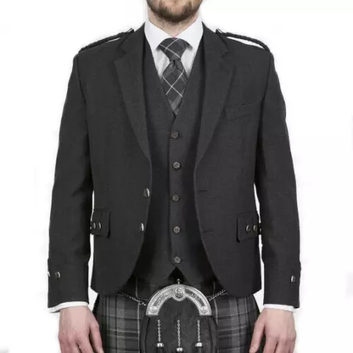 Giacca gilet kilt argyle - gilet,