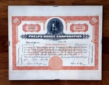 Certificato azionario