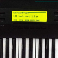 Nuovo schermo LCD giallo verde