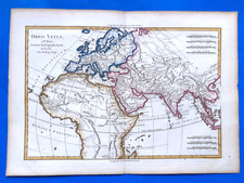 Mappa  Geografica Europa-Africa 1786