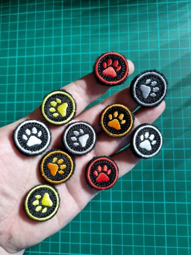Paw pet patch badge - pet,