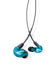 Shure SE215SPE | Auricolare con isolamento acustico con cavo standard grigio da 3,5 mm, Blu