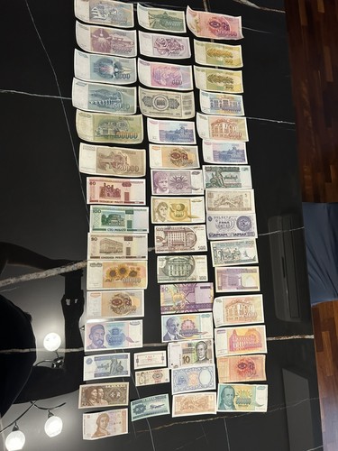 Banconote mondiali lotto - mondiali,