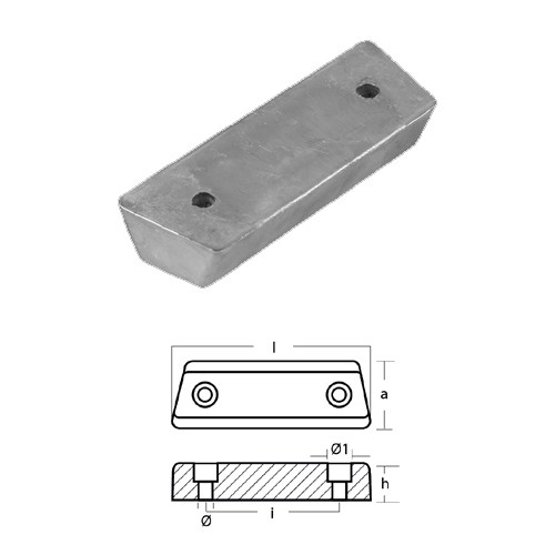 Tecnoseal 00708al anodo - 00708al,