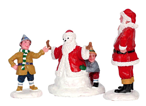 Lemax look babbo natale - lemax, #