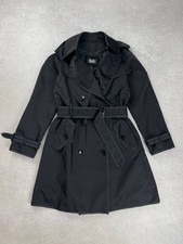 Dolce & Gabbana Giacca Trench Nylon Nero con Cintura Taglia 40 Doveri Pagati (USA)