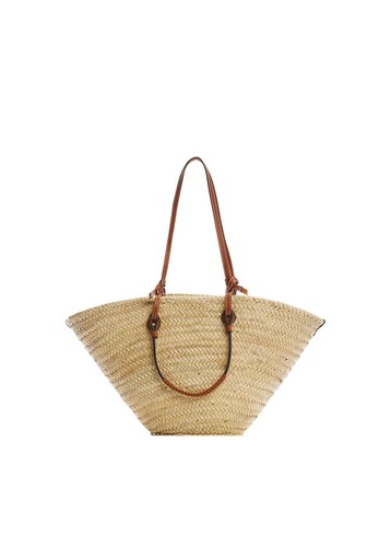 Mango raffia tote - mango,
