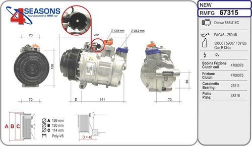 Ahe 67315 compressore - -,