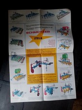 SARCHIATRICE SCHMOTZER STELLA TRATTORI AGRICOLI brochure originale 1969
