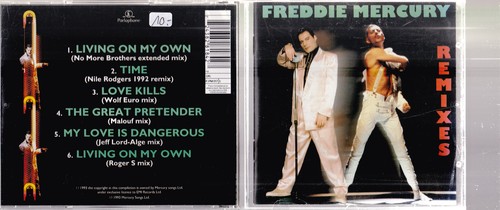 Freddie mercury remixes cd - freddie,