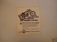 advertising Pubblicità 1969 BENELLI 125 LEONCINO SCRAMBLER