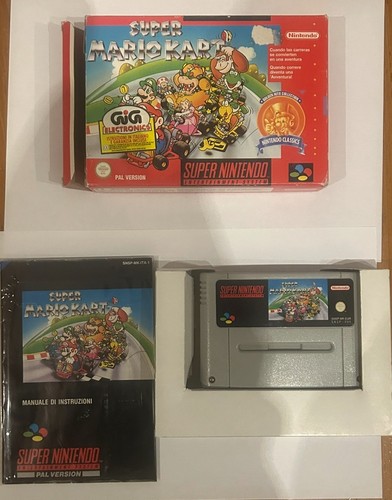 Super mario kart snes - super,