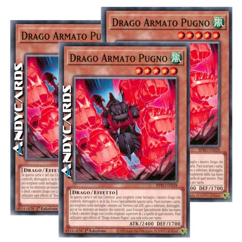 Drago armato pugno - pugno, 3x