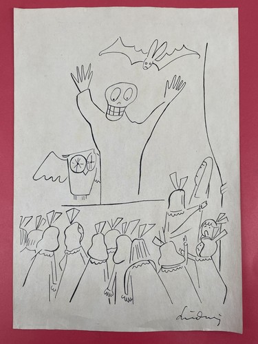 Ludwig bemelmans drawing - bemelmans,