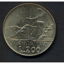 Vaticano 200 lire dal 1978 - vaticano,