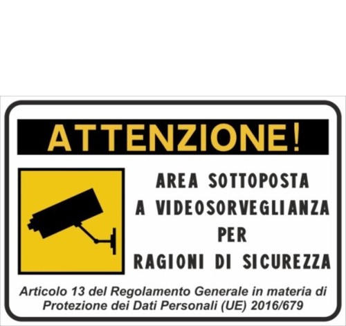 Cartello targa area - cartello,