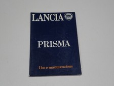 LANCIA PRISMA LIBRETTO MANUALE USO E MANUTENZIONE 1985