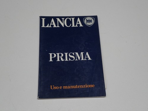 Lancia prisma libretto manuale - lancia,
