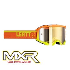 LEATT VELOCITY 4.5 IRIZ AGRUMI CON LENTE BRONZO OCCHIALE MOTOCROSS MX ENDURO