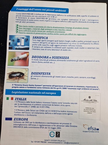 Sanificatore professionale - , ad